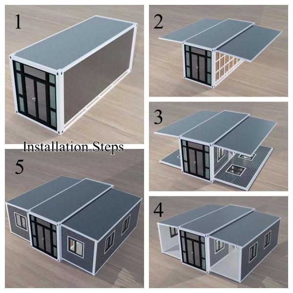 2 Bedroom Expandable Shipping Container House With Flexibility & Sustainability
