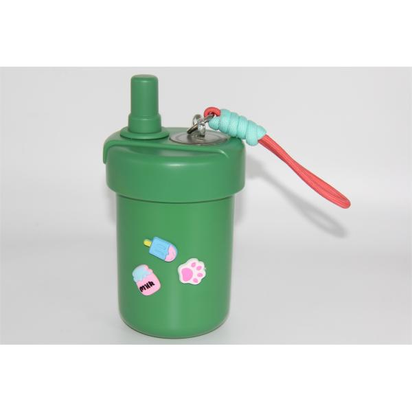 Press Button 400ml Double Wall Insulated Stainless Steel Water Bottle Vacuum Insulated Bottle