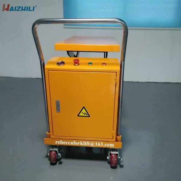 Portable 350kg Electric Lift Table With 1500mm Lifting Height Compact Structure