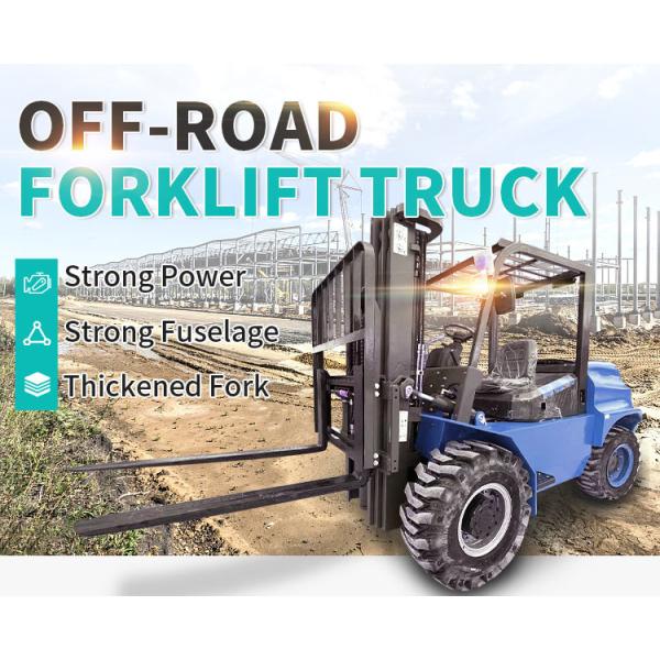 12-28km/h Four Wheel Off-Road Fork Lift All Terrian Forklift 4.5 Ton 4x4 Forklift Truck