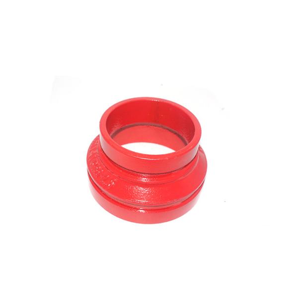 FM UL CE Approved Ductile Iron Grooved Pipe Fittings Flexible Grooved Coupling