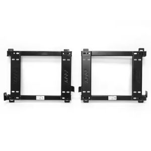 Quality Universal Aluminum Black Seat Bracket Adjustable Racing Seat BMW wholesale