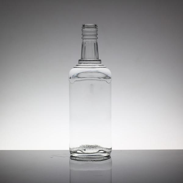Super Flint Bottle Crystal Glass Brandy Bottle With Screw Cap For Your Requirements