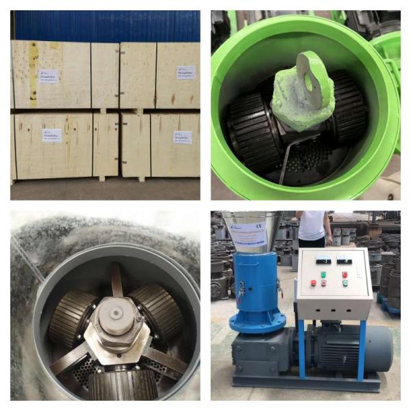 80-1200kg/H Flat Die Wood Pellet Machine 2.5-6mm Wood Pellet Mill Machine Wood Burning