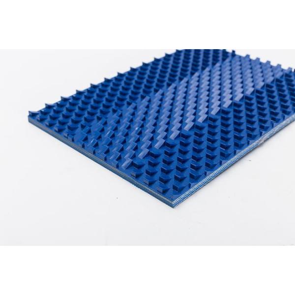 Sawtooth Pattern Pvc Conveyor Belt Non Slip 11mm 13mm Thickness