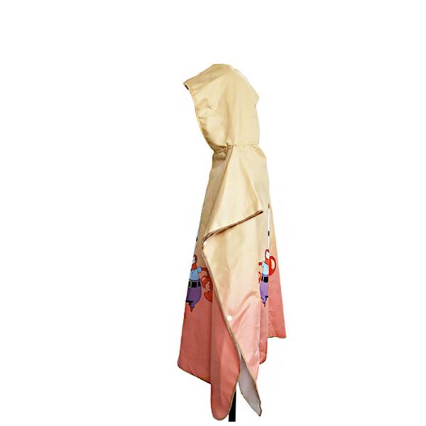 Microfibre Kids Childrens Hooded Poncho Towels For Beach
