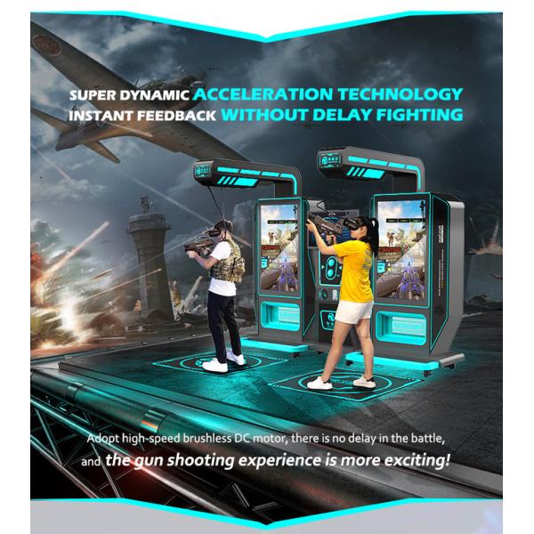 Virtual Reality Shooting Arcade Game Machine 9d Vr Shoot Game Equipment For 2 Players