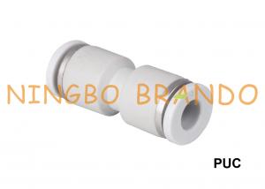 Quality PUC Union Straight Plastic Pneumatic Tube Fittings 1/8