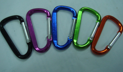 Stuffer water bottle holder hook belt clip orange/blue/green/red/black aluminum carabiner