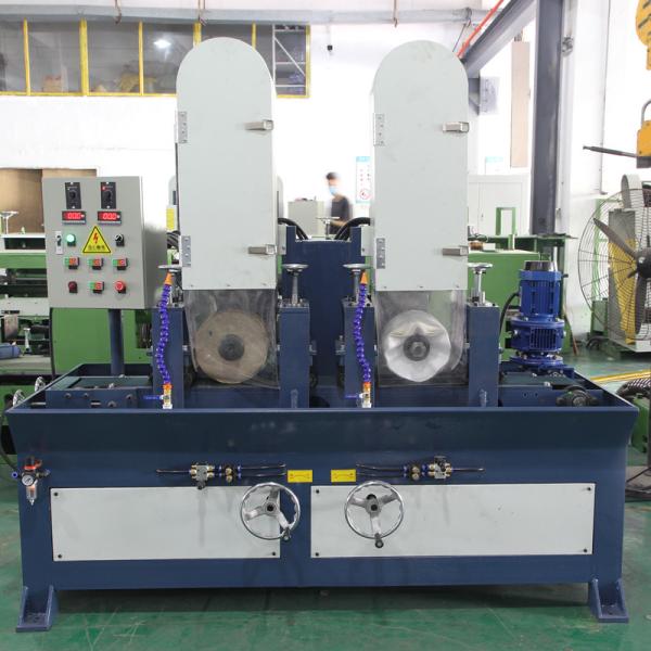 Weld seam grinding machine for door hinges Aluminium and steel hinges weld polishing