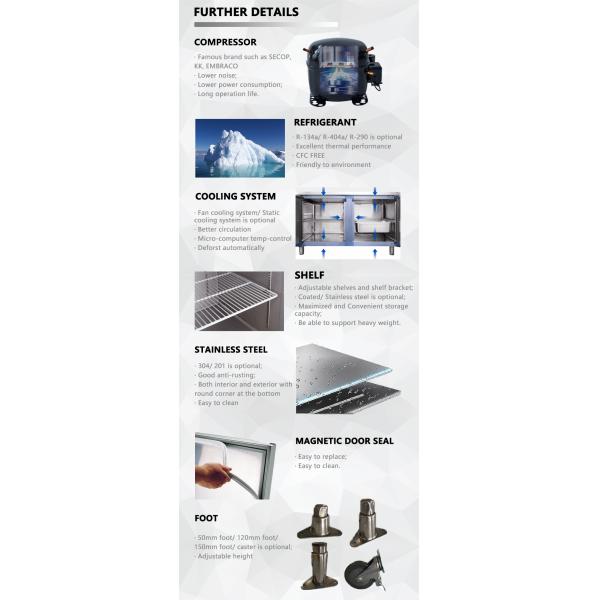 A Special Fridge of Restaurant Kitchen Under Bench Drawer