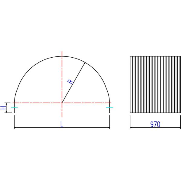 Rubber Conveyor Belt Hood High Strength Galvanization Steel Sheet Covers