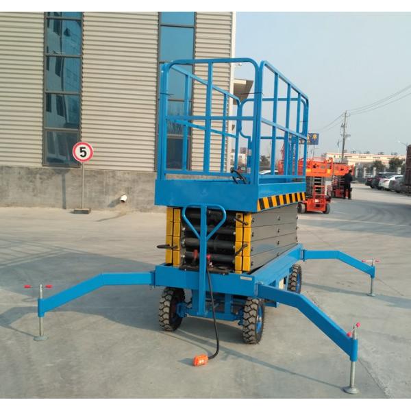 Battery Power Mobile Hydraulic Scissor Lift with 10m Platform Height