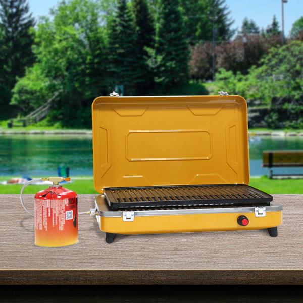 Versatile and Sturdy Portable Gas Stove with Oven Package Size 55*19*38.5