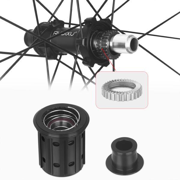 36T Ratchet 700C Disc Brake Wheelset Rhomboid Mark Straight Pull Carbon Clincher Wheelset