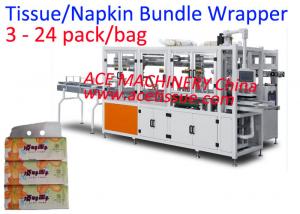 Quality Full Auto Napkin Paper Packing Machine 3 - 48 Bag/Bundle For Hand Towel wholesale