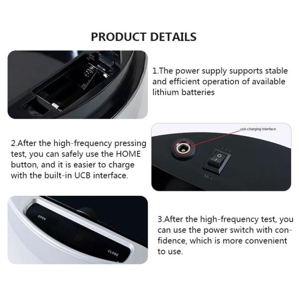 15 Gallon Auto-seal Metal Custom Printed Smart Trash Can