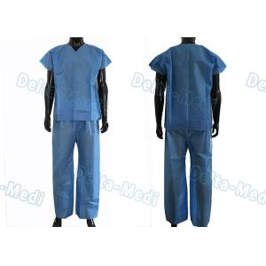 China Dustproof Non Toxic Medical Scrub Suit , Breathable Surgical Scrub Suits on sale