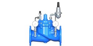Quality Epoxy Coated Water Pressure Reducing Valve With SS304 Pilot And Pressure Gauge Kit wholesale