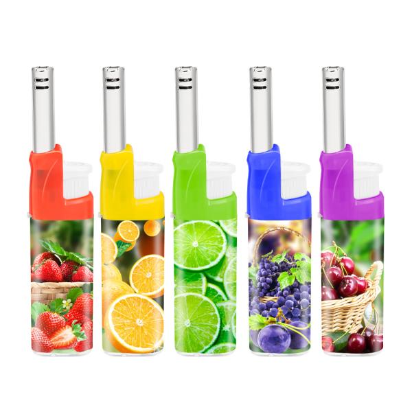 Solid Color Electronic Kitchen Gas Stove Lighter