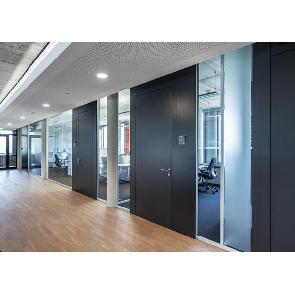 Custom Aluminum Frame Glass Partition Wall for Offices