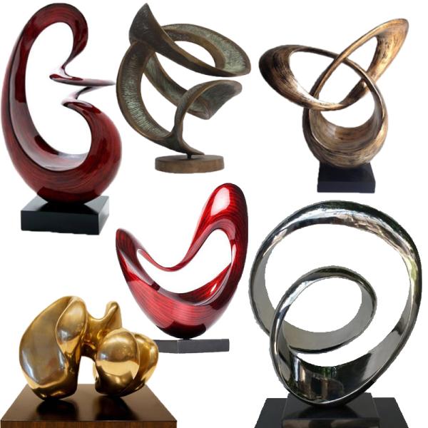 Garden Outdoor Abstract Sculpture Spray Paint Modern Outdoor Statues