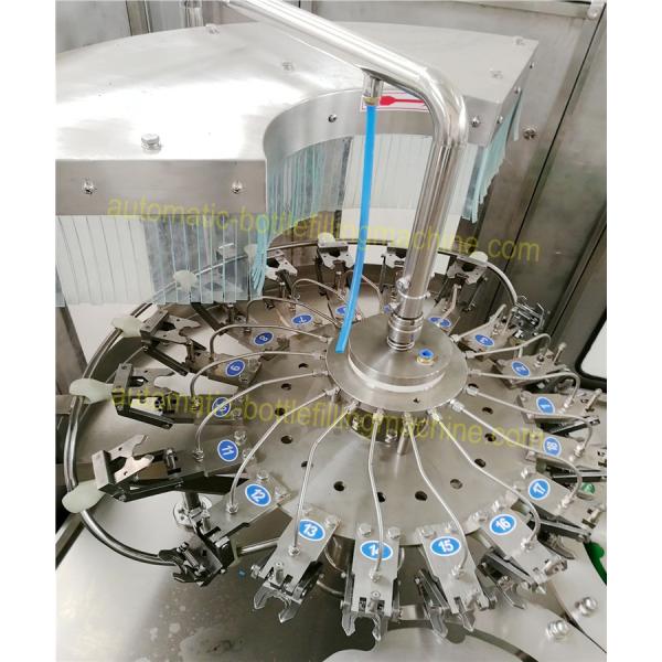 3 In 1 Bottle Filling And Capping Machine 3500KG Weight For Low / Middle Capacity