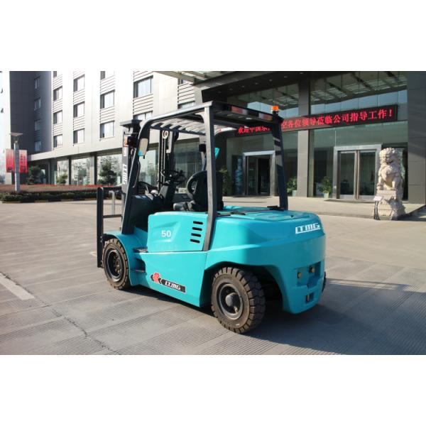 80v Battery 5 Ton Electric Forklift Rental , Manual Electric Forklift PMP Double Axle