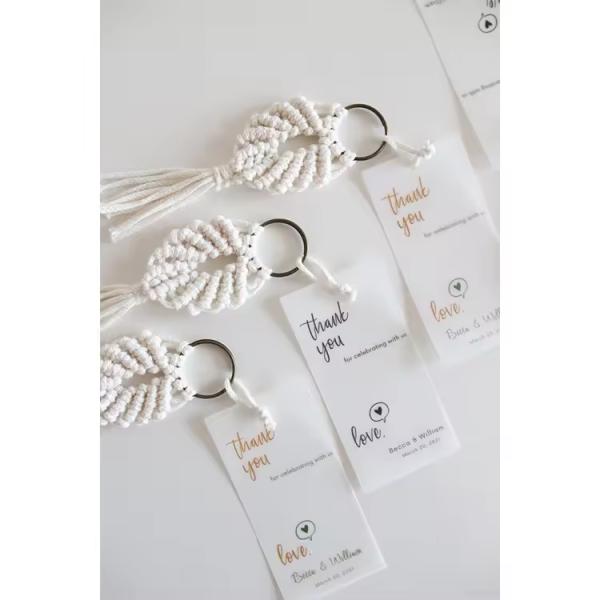 Customzied Shape Clothing Hang Tag Printing Wood Kraft Hangtags