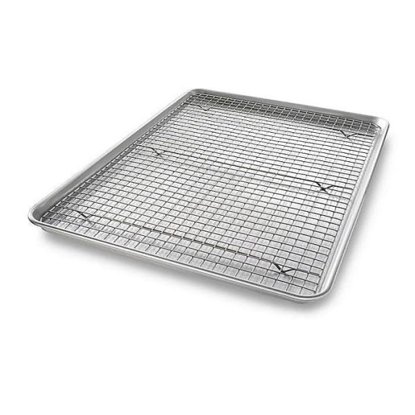 Plain Weave Stainless Steel 316 5mm Wire Oven Grill Rack For Roasting