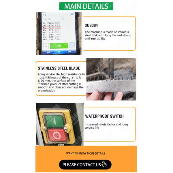 Carrot Restaurant 600kg/H Potato French Fry Cutter Machine