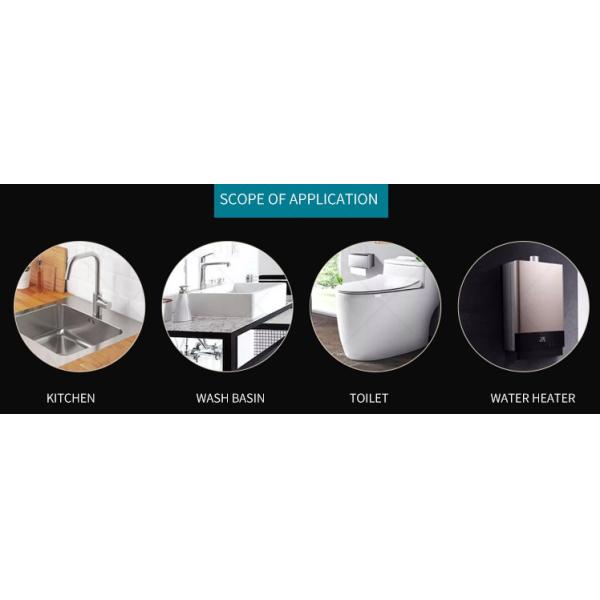 Long Lasting 304 Stainless Steel Bathroom Angle Valve Customized Logo Color