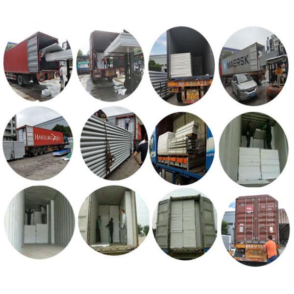 container panels insulation glass sandwich wall board 1150-50-0.6mm up / 0.326mm down
