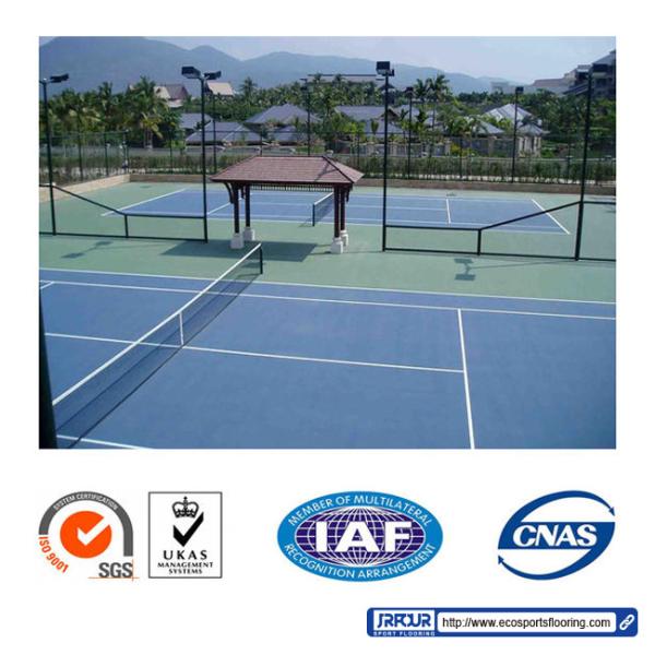 Jointless Self Leveling Liquid Plastic Floor Coating Outdoor Sports Court Basketball Flooring