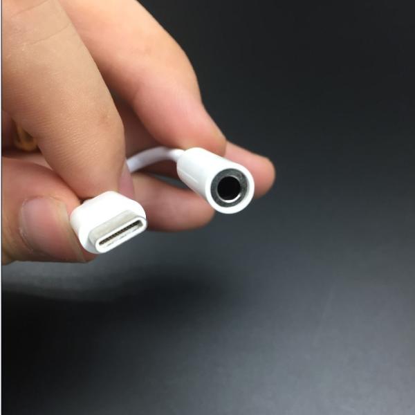 TPE usb converter type c to 3.5mmDC audio aux headphone cable male type c Adapter otg