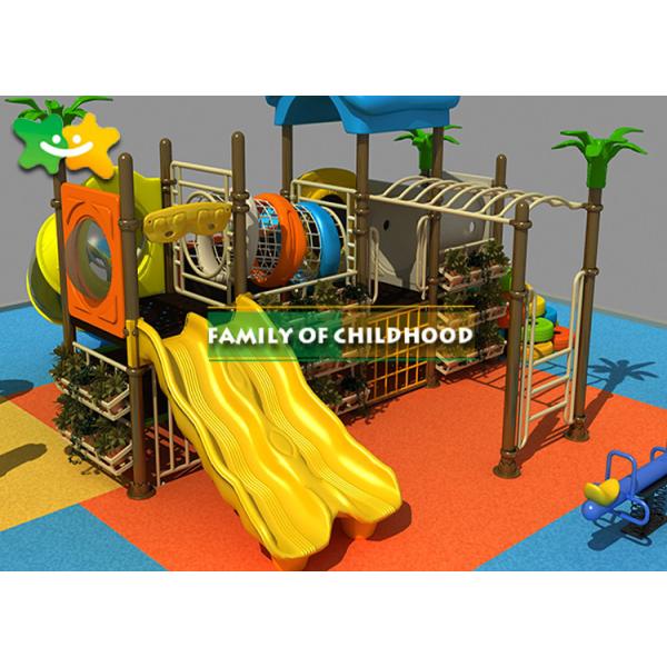 Large Area Kids Outdoor Playground Equipment Custom Size Long Life Without Sharp Edges