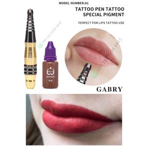 China Aluminum Rotary Permanent Makeup Machine Kit Wireless Tattoo Machine Pen on sale