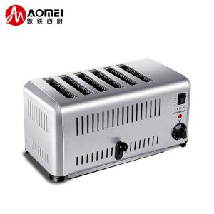 Quality 2500W Power Stainless Steel 6-Slice Toaster Breakfast Machine with 