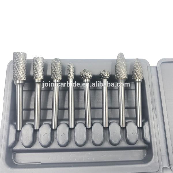 High Precision Griding Tungsten Carbide Cutter Rotary Burr Set For Auto Engine Porting