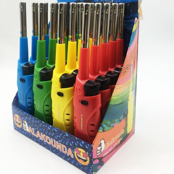 Dy-B003 OEM Long Gas Lighter Windproof Kitchen BBQ Lighter