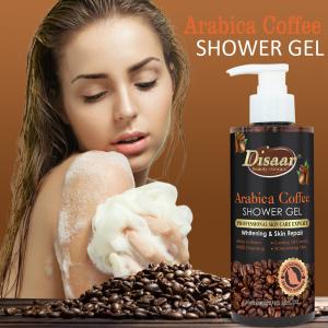 Quality GMPC Organic Bath Coffee Shower Gel Whitening Deep Cleaning wholesale