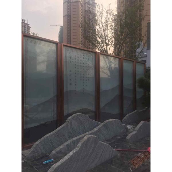 Outdoor Screen Toughened 3mm Decorative Laminated Glass
