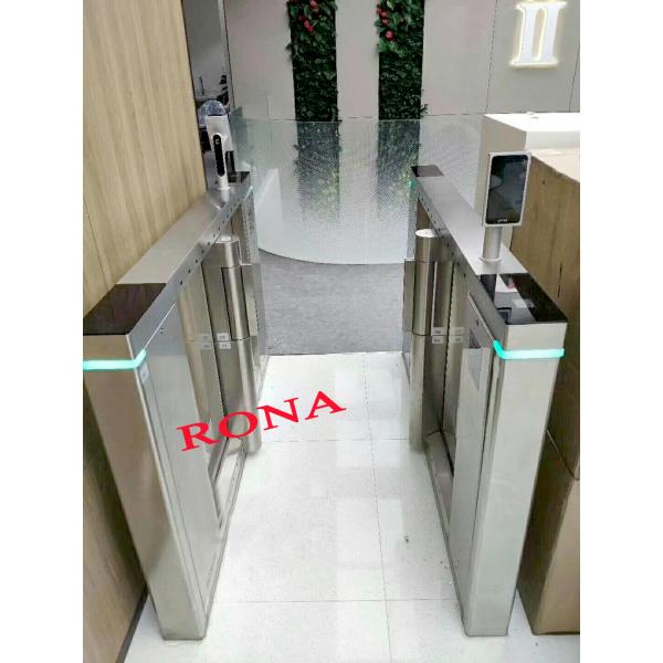 Anti pinch Speed Gate Turnstile 1200mm Channel 240V Pedestrian