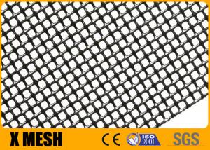 China Stainless Steel Security Fly Screen Mesh For Windows Black Color on sale
