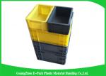 Self Adhesive Label Holders Stackable Plastic Storage Containers , Euro Plastic