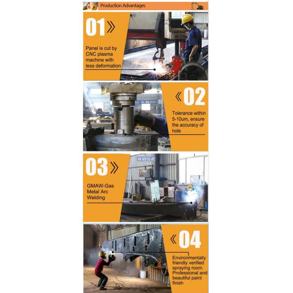 Q355B Excavator Tilt Bucket Better Welding