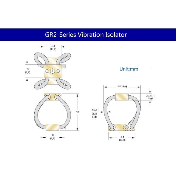 Factory price wire rope isolator for photographic equipment