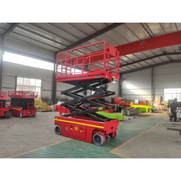 Chinese Factory Lifting Equipment Electric Self Propelled Hydraulic Aerial Work Platform Scissor Lift Table Platform