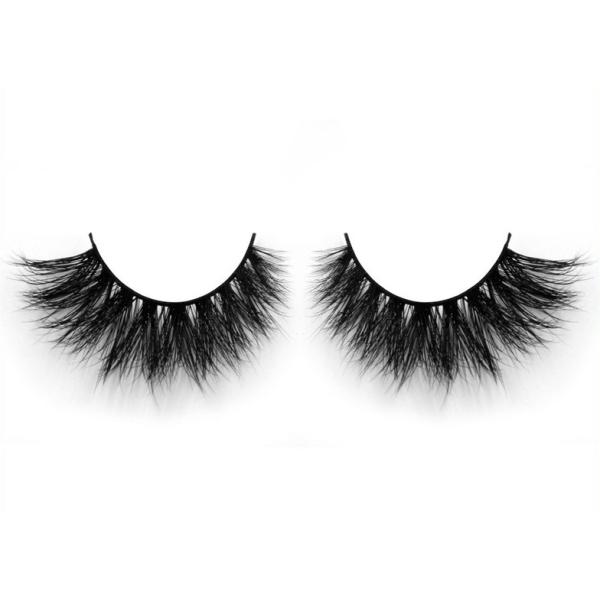 Cheap 100% Mink Fur Invisible Band Eyelashes , Fashion Design Thick False Eyelashes for sale