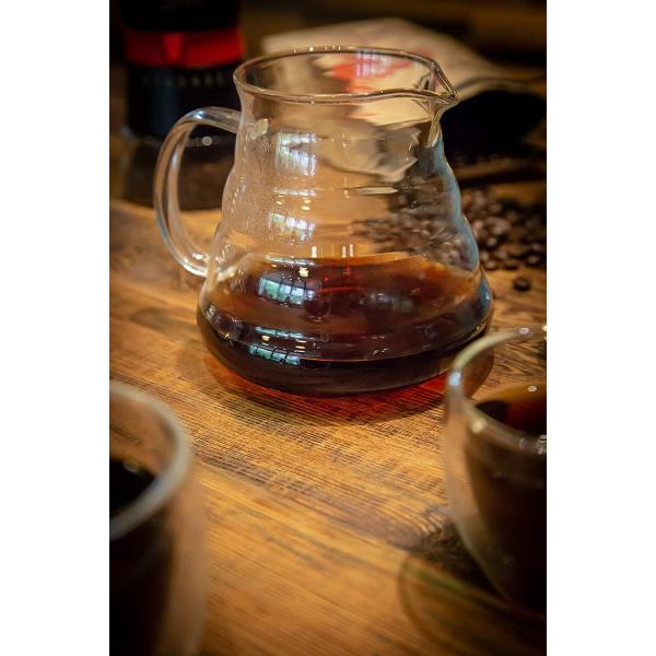 Popular Glass Pour Over Coffee Maker Coffee Server Kettle 11.5 X 8.5 X 12 Cm